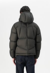 K-Way QUILL THERMO LIGHT UNISEX - Gewatteerde jas - black olive combo