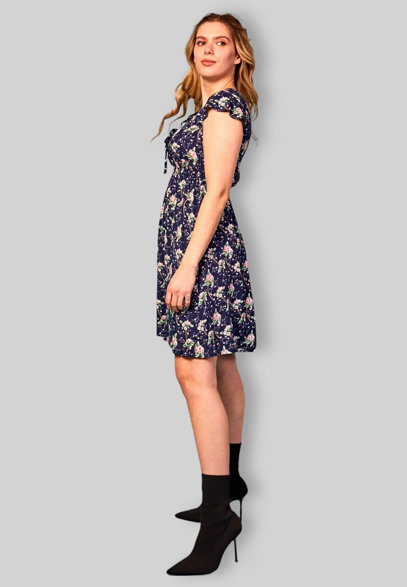 Damen Freizeitkleider | Baloot RUBY Freizeitkleid blau - NI48983 Damen Freizeitkleider | Baloot RUBY Freizeitkleid blau - NI48983