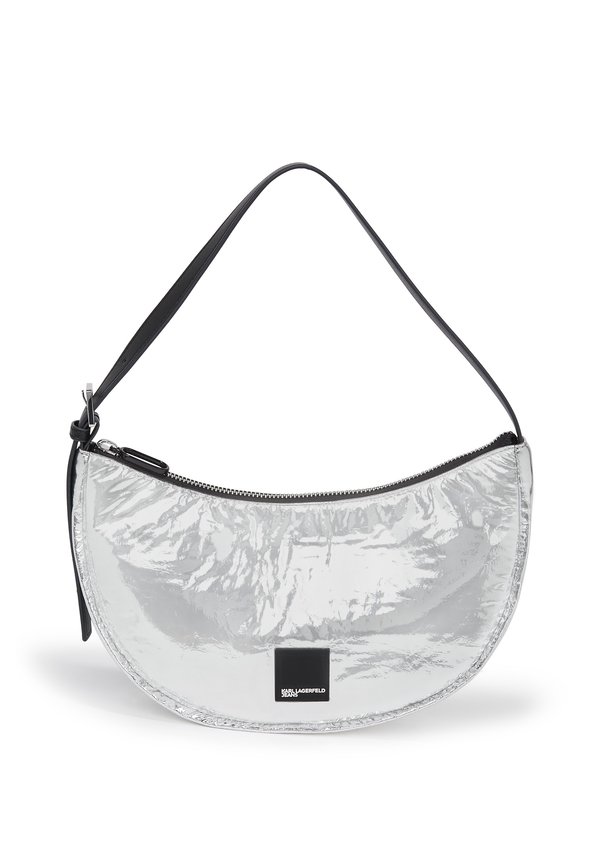 SOFT HALF MOON - Handbag - silver2