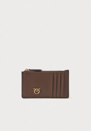 AIRONE CARDHOLDER - Portemonnee - marrone castano/gold-coloured