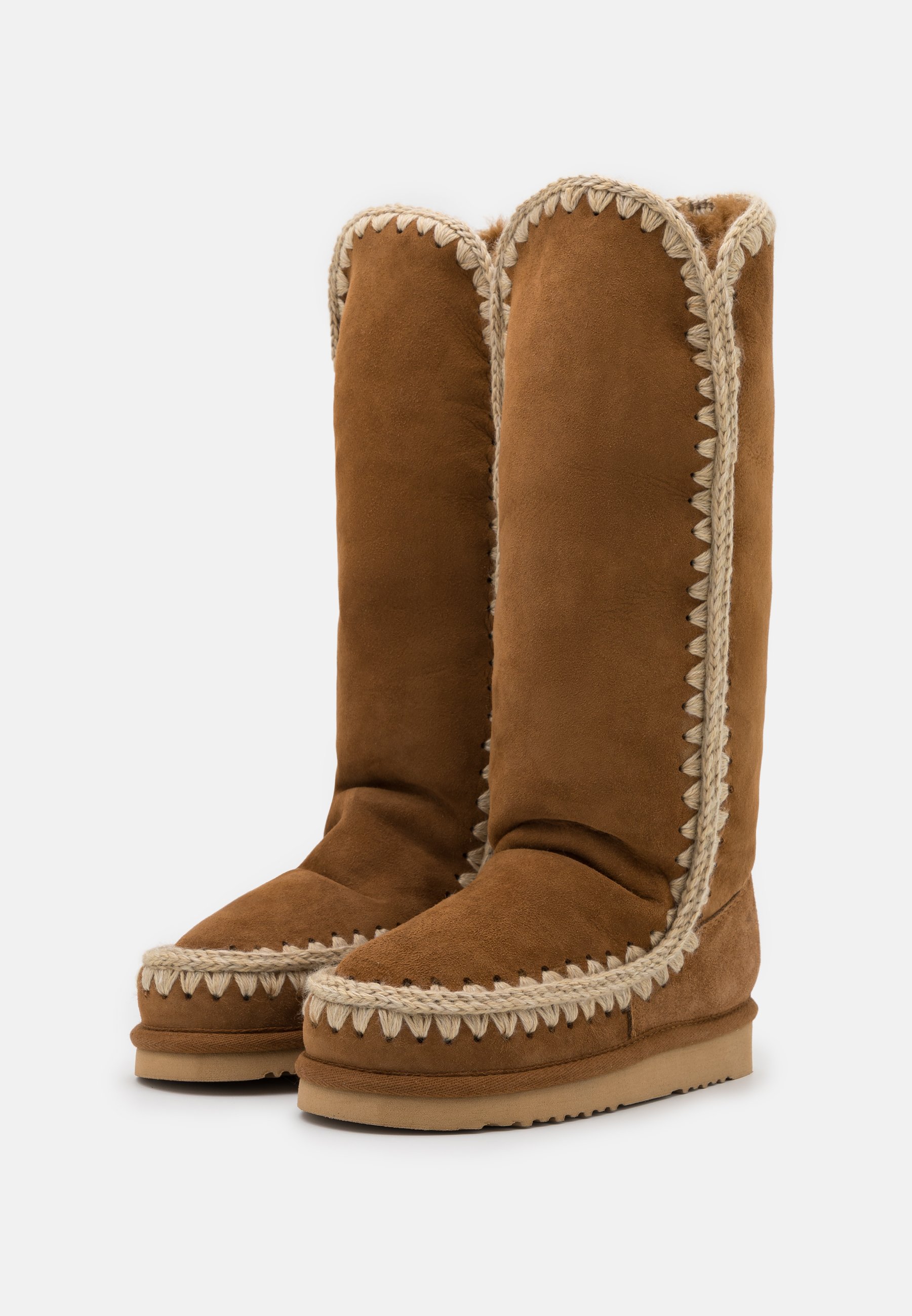 Mou ESKIMO - Stivali alti - cognac - Zalando