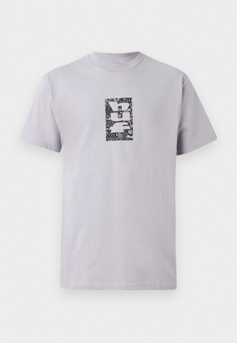 HUF T-shirt print paars