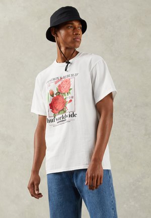 TEE - T-shirt con stampa - white
