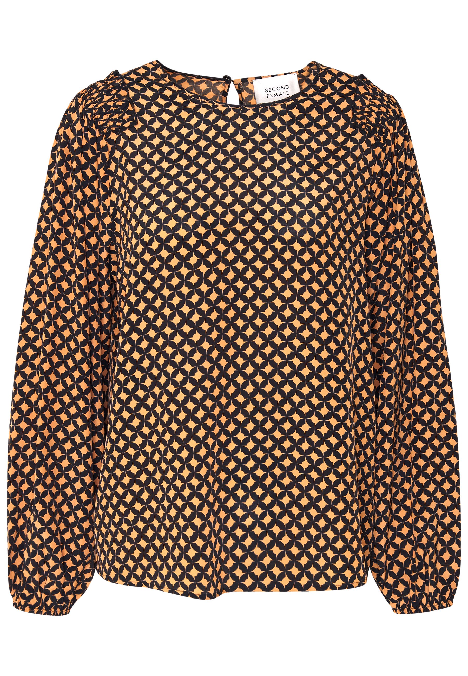 Second Female SIRIUS BLOUSE Bluser black Zalando.no Brown Bluse Second Female Bluser - Dameklær er billig