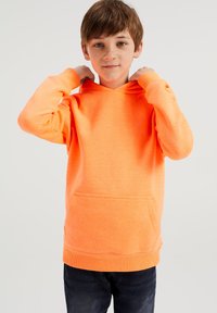 WE Fashion Felpa con cappuccio - orange