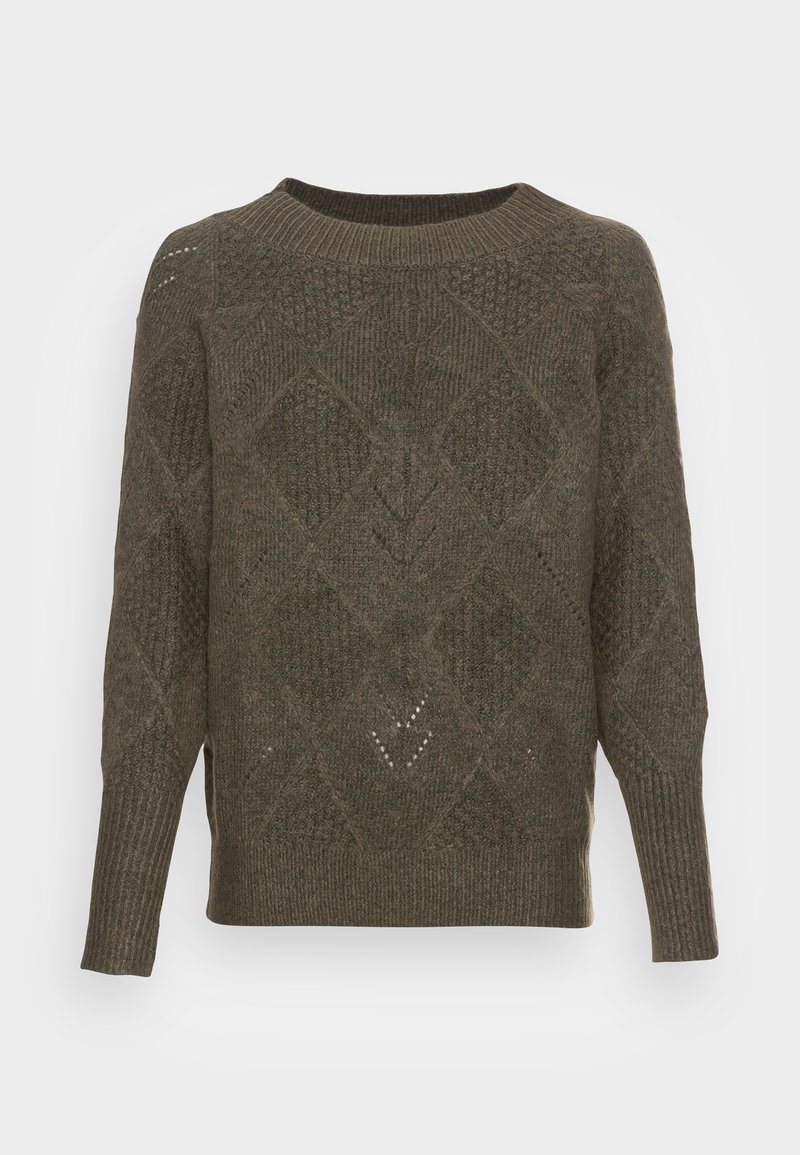 Damen Strickjacken | Marks & Spencer ROMANTIC CABLE Strickpullover onyx/khaki - VZ81217 Damen Strickjacken | Marks & Spencer ROMANTIC CABLE Strickpullover onyx/khaki - VZ81217
