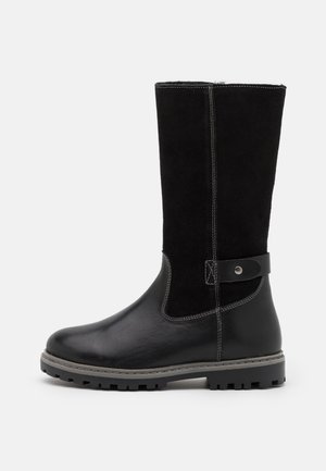 LEATHER - Stiefel - black