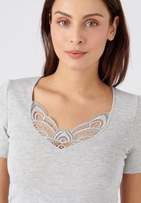 Damart FINITION  - Camiseta estampada - gris