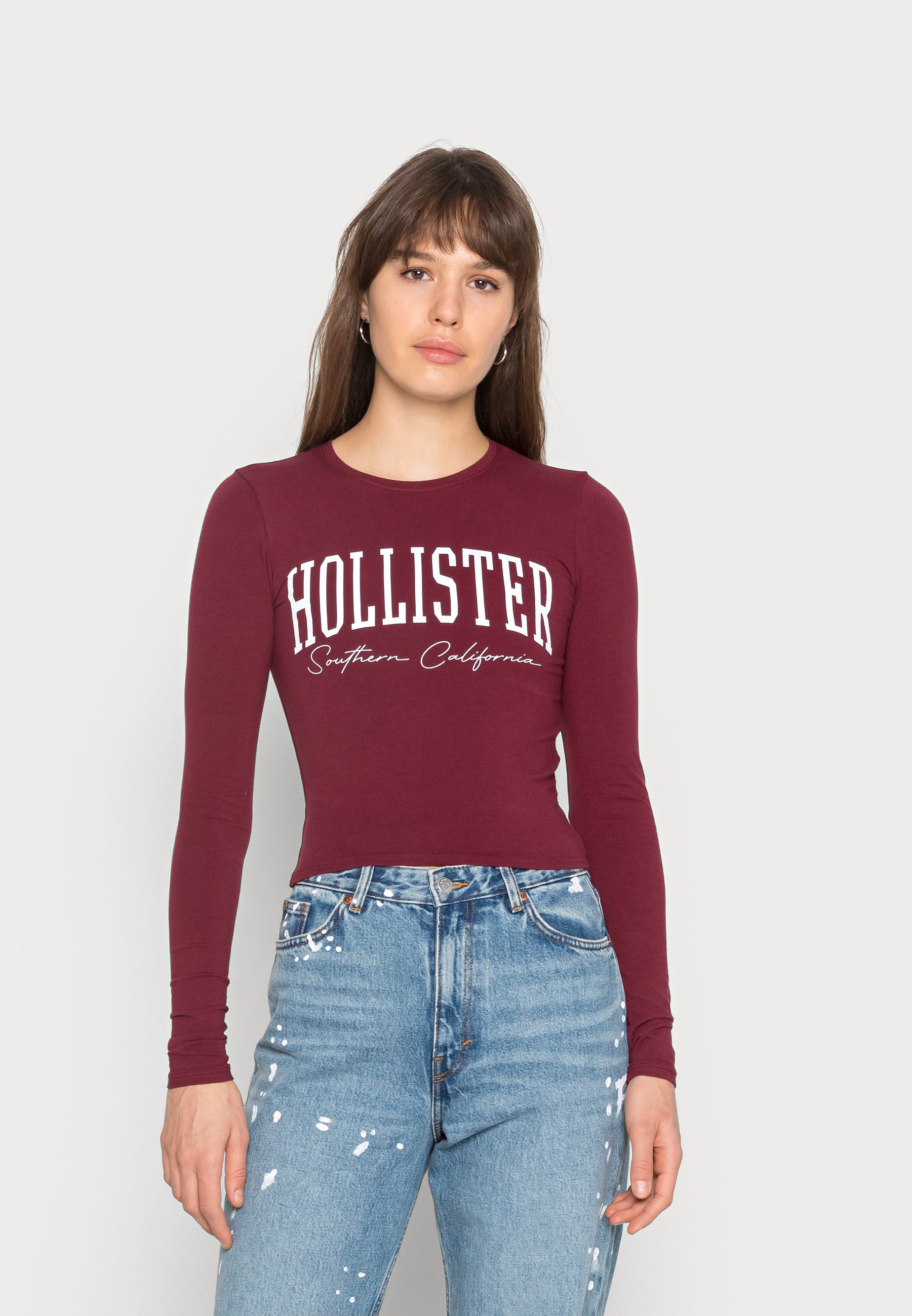 HERITAGE BABY - Long sleeved top - burg 