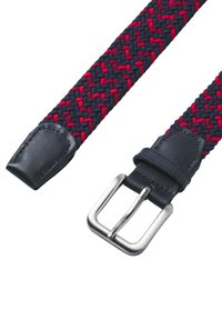 Jack & Jones JACSPRING BELT - Cinturón trenzado - navy blazer detail:red mix
