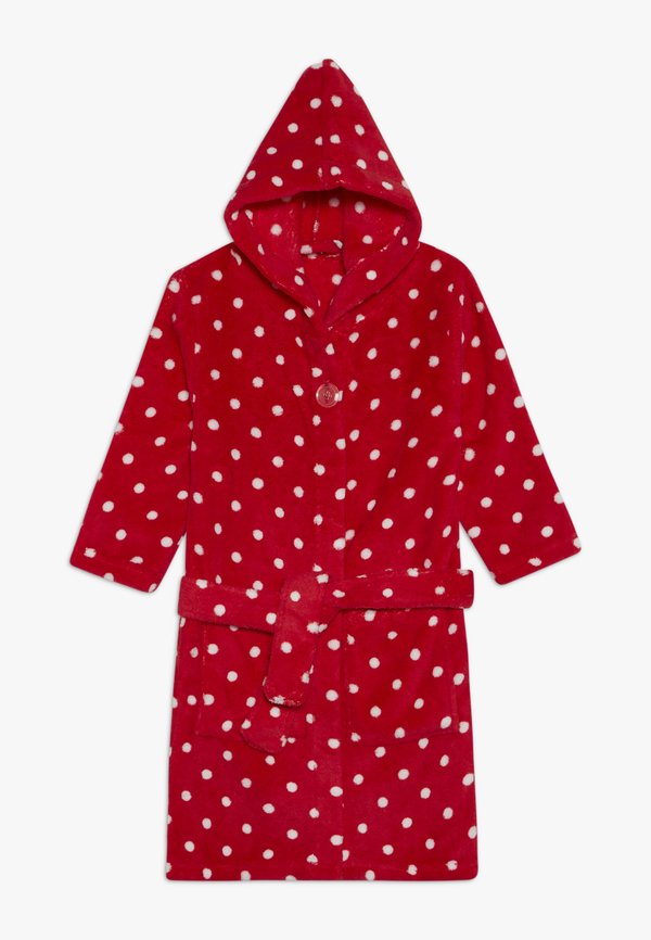 PUNKTE - Bademantel - rot