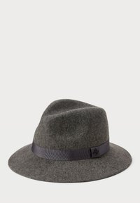 RIBBON TRIM WOOL FEDORA - Pălărie - grey heather