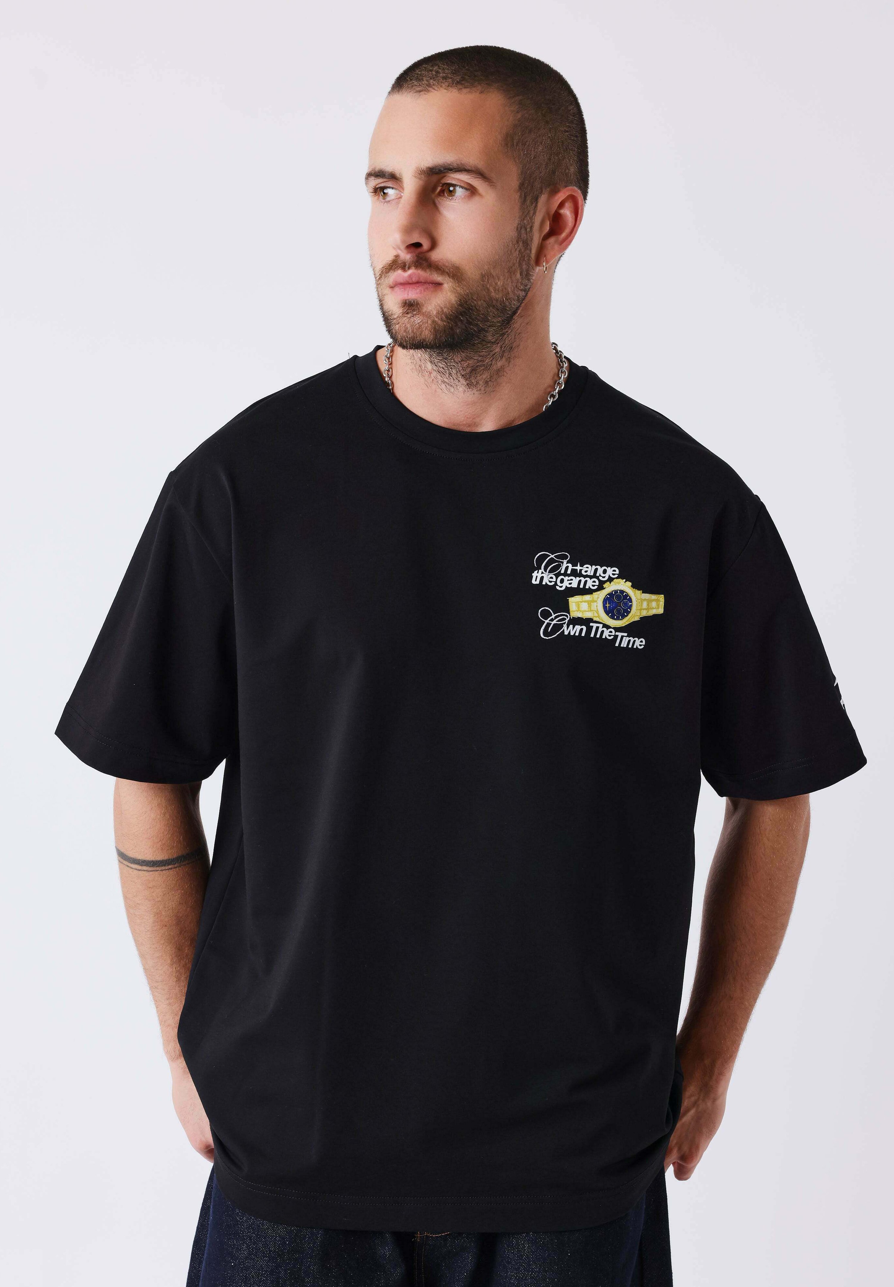 Project X Paris T-SHIRT OWN THE TIME - Camiseta estampada - noir