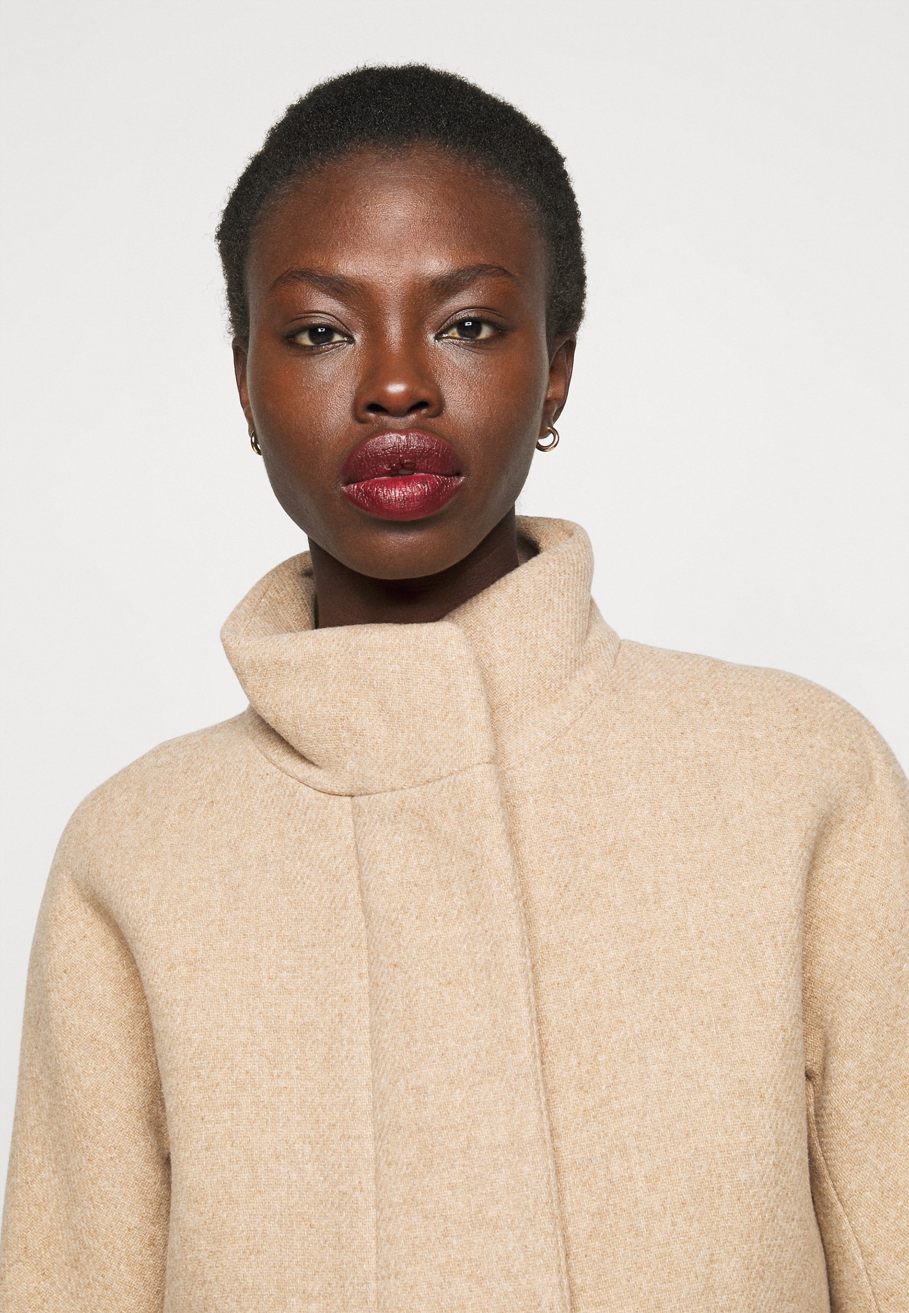 j crew beige coat