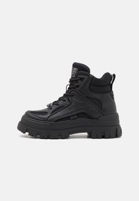 ASPHA MID - Botins de atacadores - black