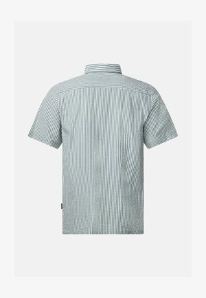Seaside, SEERSUCKER SHIRT - Πουκάμισο - olive stripe