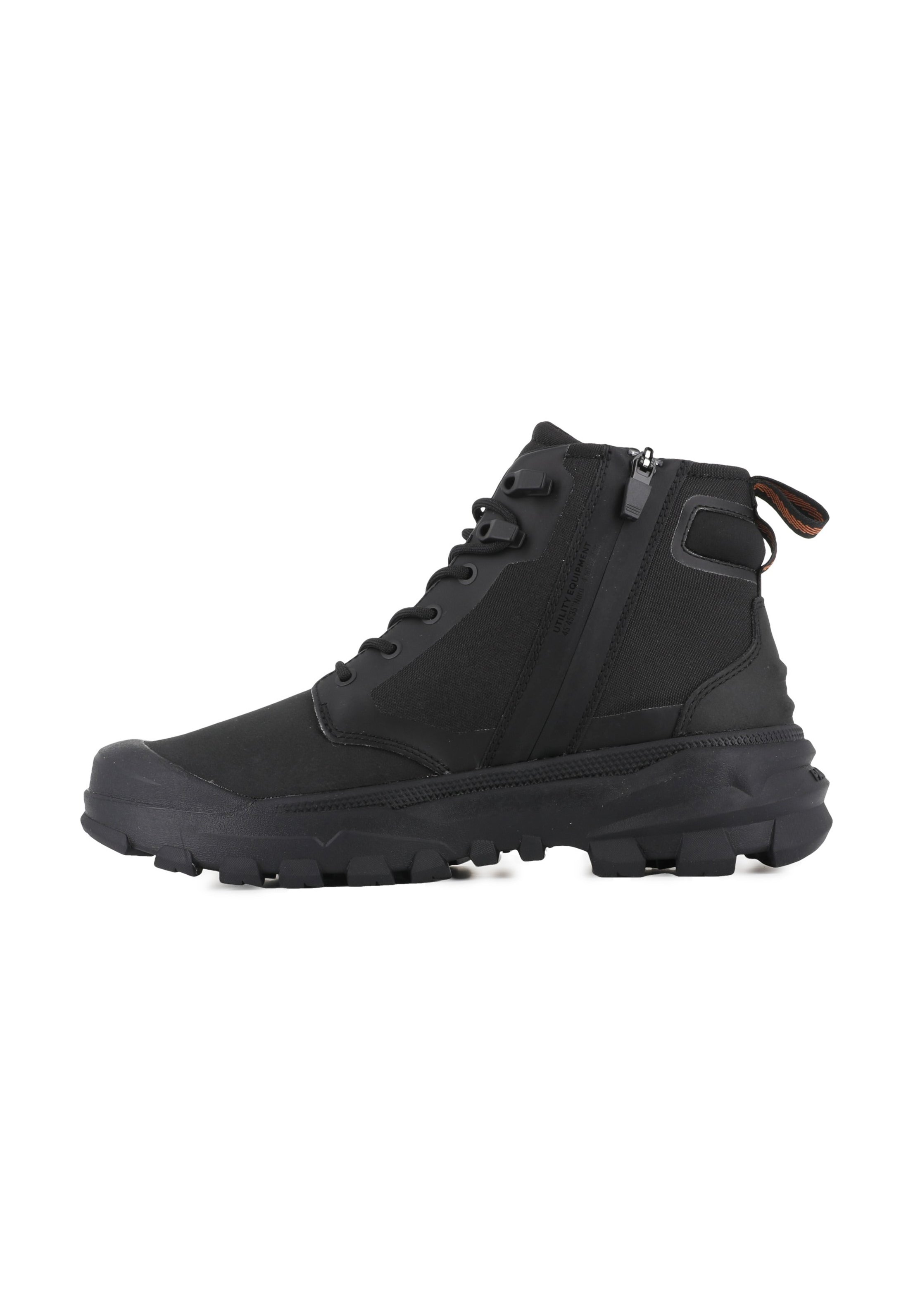 Palladium PALLARIDER ZIP MIX - Cowboy/Biker boots - black