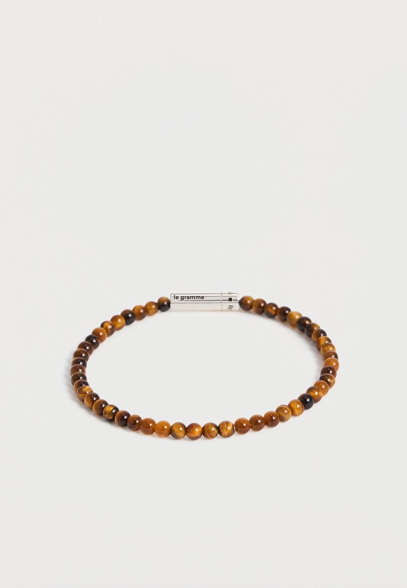 Le Gramme BRACELET - Βραχιόλι - brown/silver-coloured
