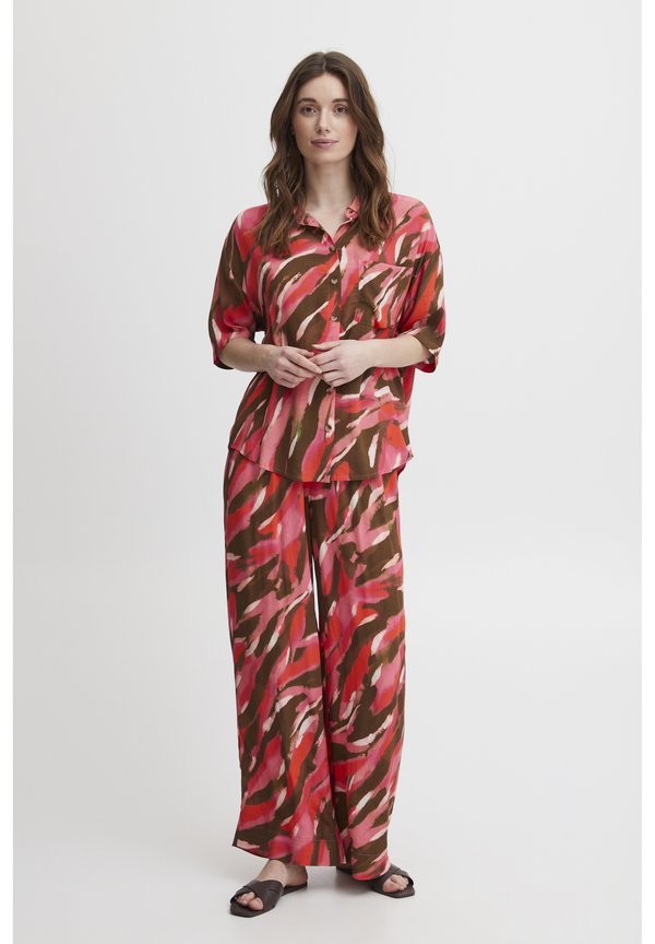 FRKAIYA - Button-down blouse - camellia rose mix2