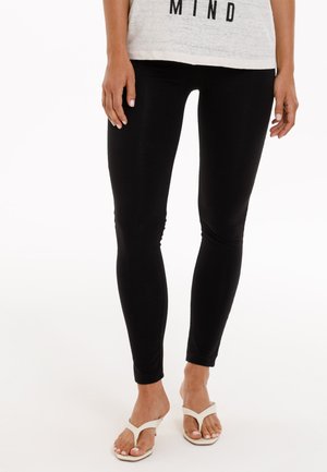 Leggings - Trousers - black
