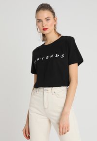 Mister Tee - FRIENDS LOGO TEE - Print T-shirt - black Thumbnail Image 1