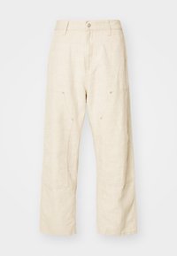 WALTER DOUBLE KNEE PANT - Housut - natural