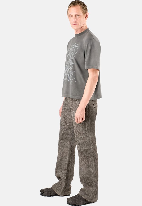 Straight leg jeans - mittelgrau3