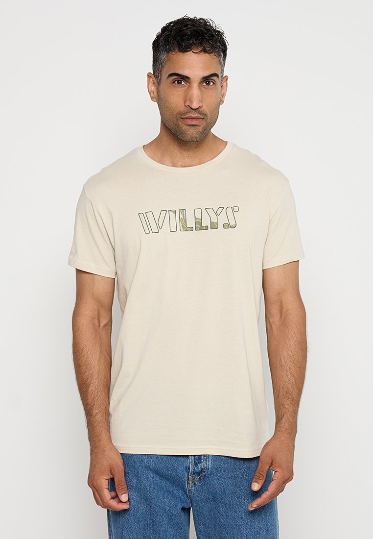 Jeep T-shirt print wit Jeep T-shirt print wit