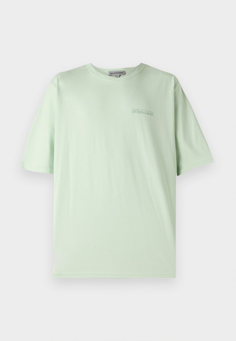 Les Benjamins T-shirt print mintgroen