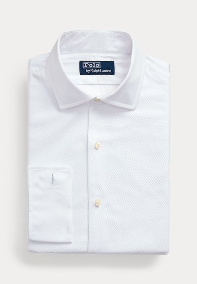 Polo Ralph Lauren CUSTOM FIT FRENCH CUFF TUXEDO SHIRT - Alkalmi ing - white