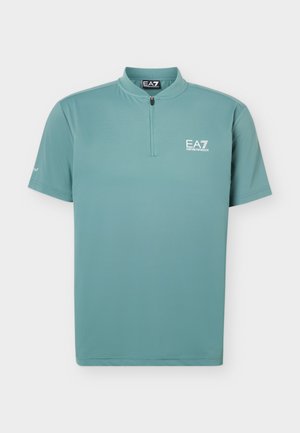 EA7 Emporio Armani, TENNIS PRO SERAFINO CLASSIC - Polo - silver pine