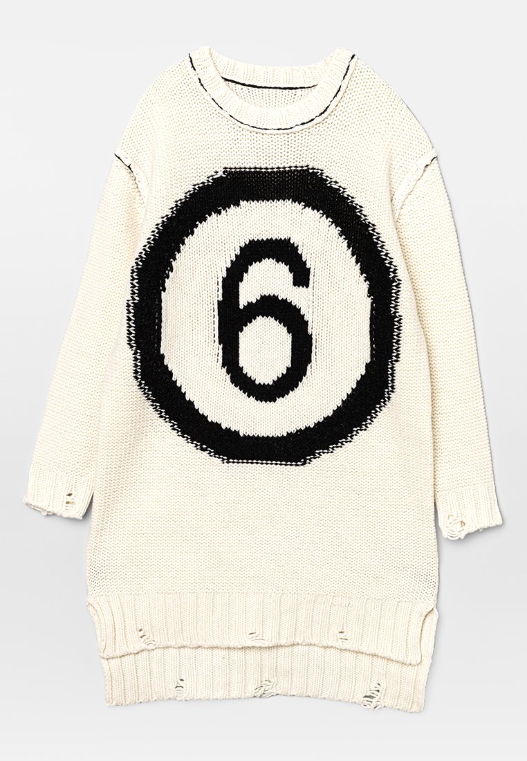 MM6 Maison Margiela Gebreide jurk crème MM6 Maison Margiela Gebreide jurk crème