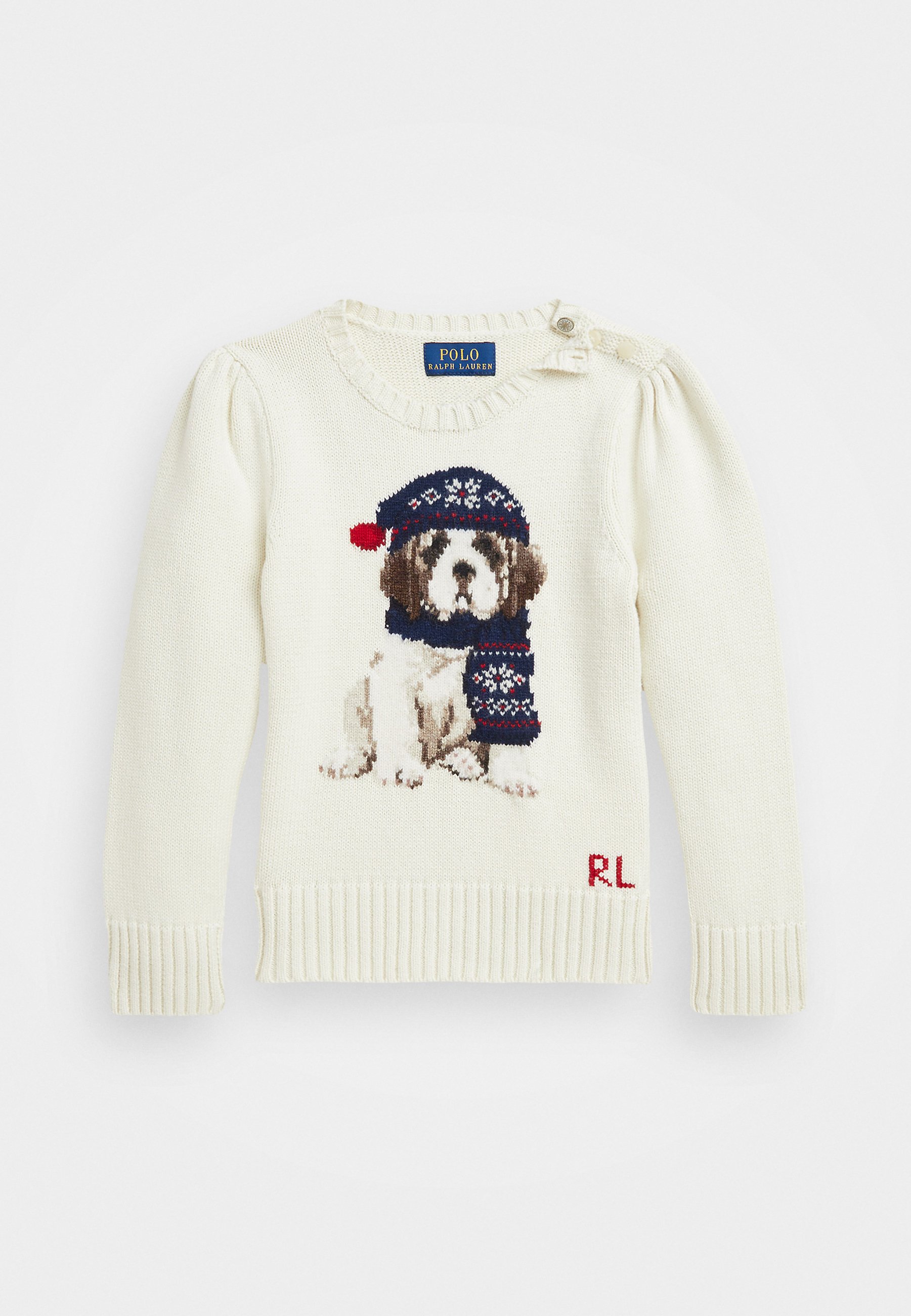 Polo Ralph Lauren DOG CREWNECK SWEATER Strickpullover herbal