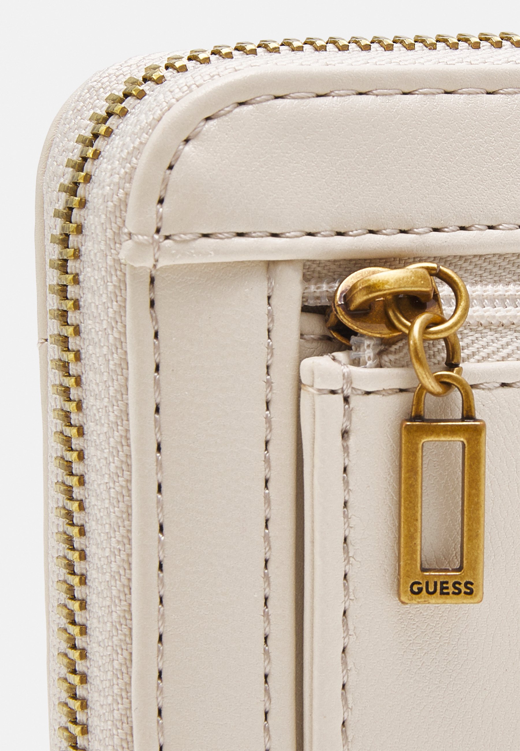 Guess BRERA ZIP AROUND - Monedero - stone/gris claro - Zalando.es