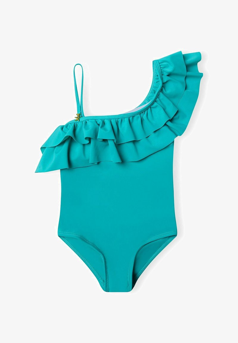 MINOTI OPEN BACK COSTUME - Jednodílné plavky - green