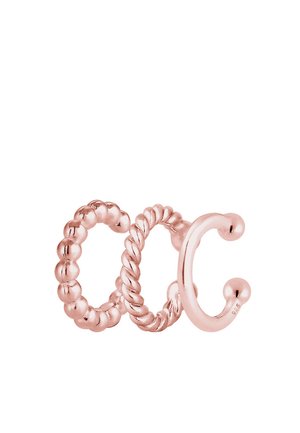 3 PACK EARCUFF - Ohrringe - roségold-coloured