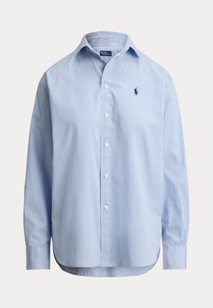 RELAXED FIT STRIPED COTTON SHIRT - Blúzka so zapínaním na gombíky - 2000c medium blue white
