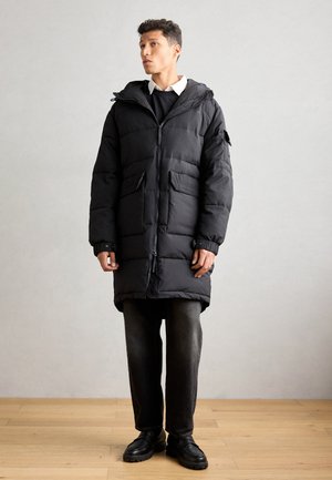 LONG PUFFER - Zimní kabát - meteorite