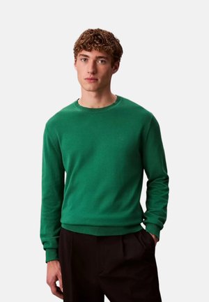 LS SUPIMA CREW - Jersey de punto - verdant green