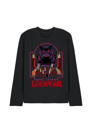 Cotton Soul, STEVEN RHODES LUCIPURR - Long sleeved top - black