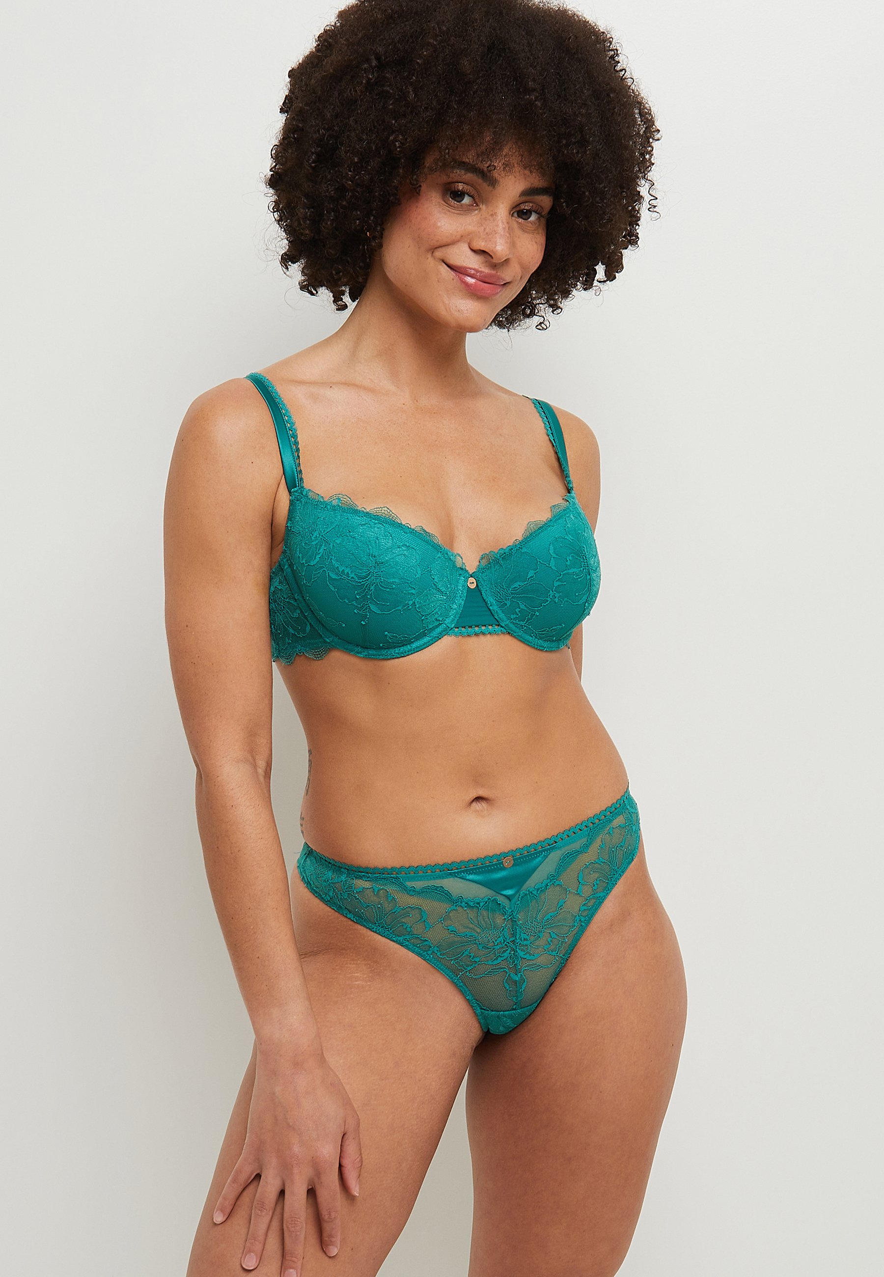 Body Rouge Gorge - Modèle Calix Vert Foncé, Taille 44 - Neuf Avec étiquettes