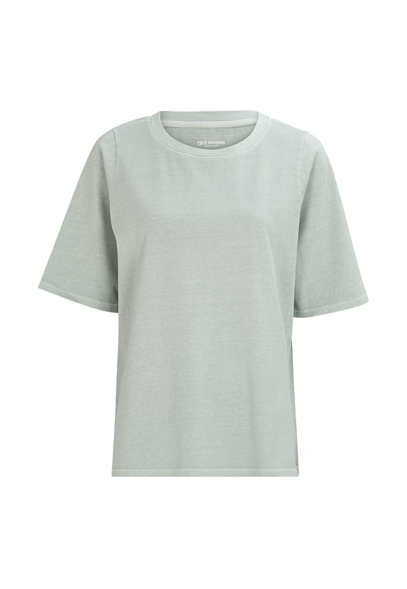 True Religion T-shirt basic blauw True Religion T-shirt basic blauw