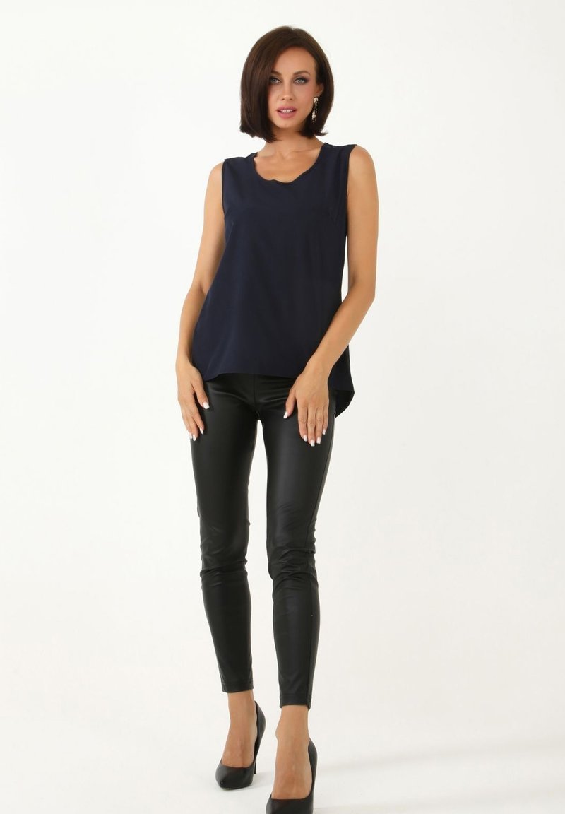Damen T-Shirts | Awesome Apparel Top dark blue/dunkelblau - WM62956 Damen T-Shirts | Awesome Apparel Top dark blue/dunkelblau - WM62956
