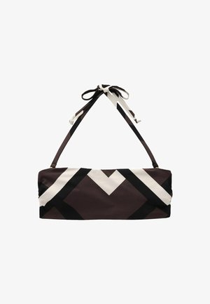 Next Zgornji del kopalk - brown ecru geometric