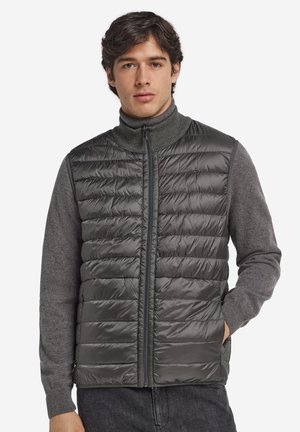 Vest - grau dark grey melange