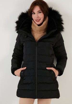 REGULAR FIT - Wintermantel - black