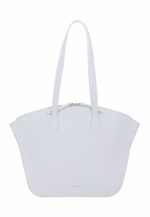 Coccinelle FLARE SHOULDER BAG GRAINED - Sac à main - brillant white