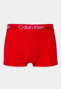 Calvin Klein Underwear TRUNK 3 PACK MODERN STRUCTURE COTTON - Ozke boksarice - black/red/faded grey