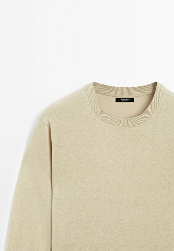 BLEND - Jumper - mottled beige3