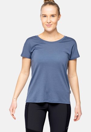 WHENEVER KURZARM - T-shirt basic - blau